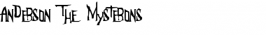 Download Anderson The Mysterons Regular Font Title Preview