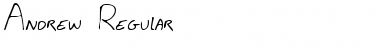 Download Andrew Regular Font Title Preview