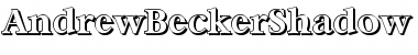 Download AndrewBeckerShadow Bold Font Title Preview
