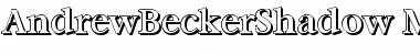 Download AndrewBeckerShadow-Medium Regular Font Title Preview