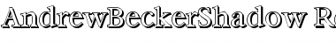Download AndrewBeckerShadow Regular Font Title Preview