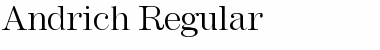 Download Andrich Regular Font Title Preview
