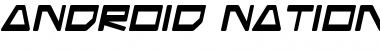 Download Android Nation Bold Font Title Preview