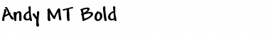 Download Andy MT Bold Font Title Preview