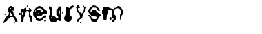 Download Aneurysm Regular Font Title Preview