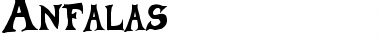Download Anfalas Regular Font Title Preview