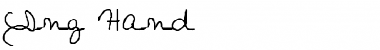 Download Ang Hand Regular Font Title Preview