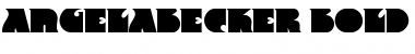 Download AngelaBecker Bold Font Title Preview