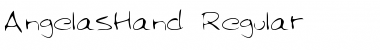 Download AngelasHand Regular Font Title Preview
