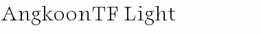 Download AngkoonTF-Light Regular Font Title Preview