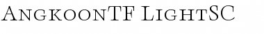 Download AngkoonTF-LightSC Regular Font Title Preview