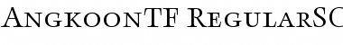 Download AngkoonTF-RegularSC Regular Font Title Preview
