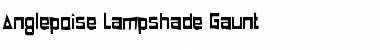 Download Anglepoise Lampshade Gaunt Regular Font Title Preview