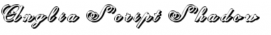 Download Anglia Script Shadow Regular Font Title Preview