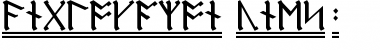 Download AngloSaxon Runes-2 Regular Font Title Preview