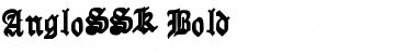 Download AngloSSK Bold Font Title Preview