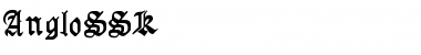 Download AngloSSK Regular Font Title Preview