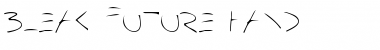 Download Bleak Future Hand Regular Font Title Preview