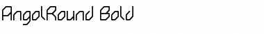 Download AngolRound Bold Regular Font Title Preview