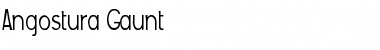 Download Angostura Gaunt Regular Font Title Preview