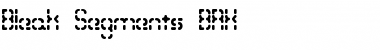 Download Bleak Segments BRK Regular Font Title Preview