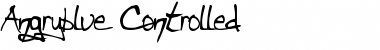 Download Angryblue  Controlled Regular Font Title Preview