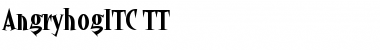Download AngryhogITC TT Regular Font Title Preview