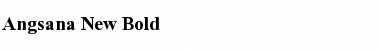 Download Angsana New Bold Font Title Preview