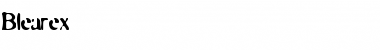 Download Blearex Medium Font Title Preview