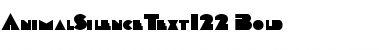 Download AnimalSilenceText122 Bold Font Title Preview