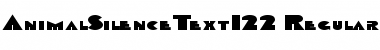 Download AnimalSilenceText122 Regular Font Title Preview