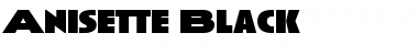 Download Anisette Black Regular Font Title Preview
