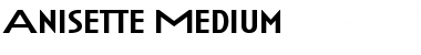 Download Anisette Medium Regular Font Title Preview