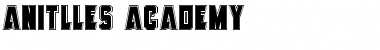 Download Anitlles Academy Regular Font Title Preview