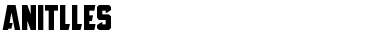Download Anitlles Regular Font Title Preview