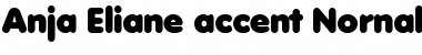 Download Anja Eliane accent Nornal Font Title Preview