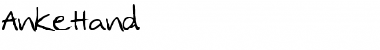 Download AnkeHand Regular Font Title Preview