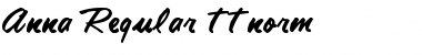 Download Anna Regular Font Title Preview