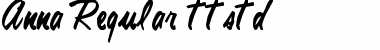 Download Anna Regular Font Title Preview