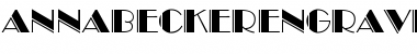 Download AnnaBeckerEngraved Regular Font Title Preview