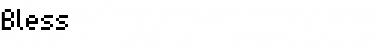 Download Bless Medium Font Title Preview