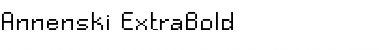 Download Annenski-ExtraBold Regular Font Title Preview
