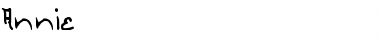 Download Annie Normal Font Title Preview