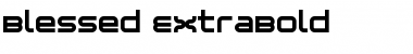 Download Blessed ExtraBold Font Title Preview
