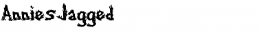 Download AnniesJagged Regular Font Title Preview