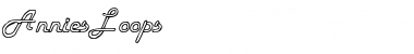 Download AnniesLoops Regular Font Title Preview