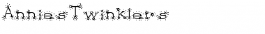Download AnniesTwinklers Regular Font Title Preview
