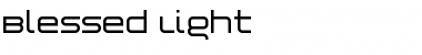 Download Blessed Light Font Title Preview