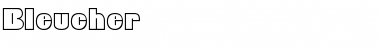 Download Bleucher Regular Font Title Preview