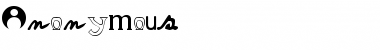 Download Anonymous Regular Font Title Preview
